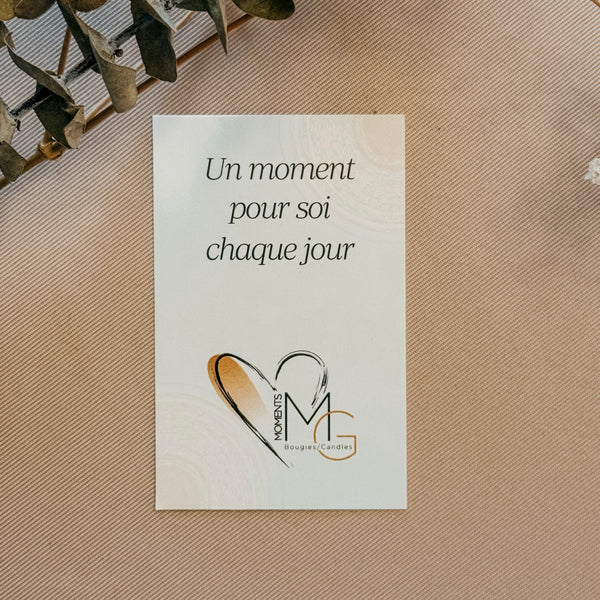 52 cartes d'affirmations positives, chacune accompagnée de sa méditation guidée