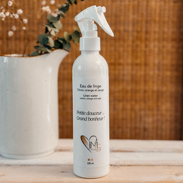 Eau de linge - Citron, orange et sauge