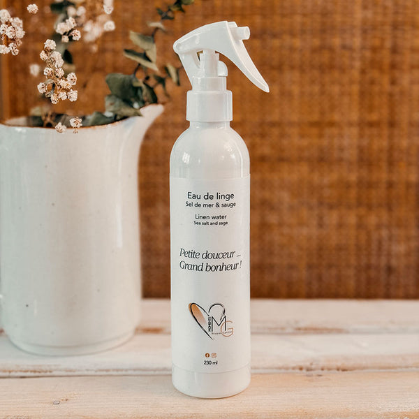 Eau de linge sel de mer et sauge