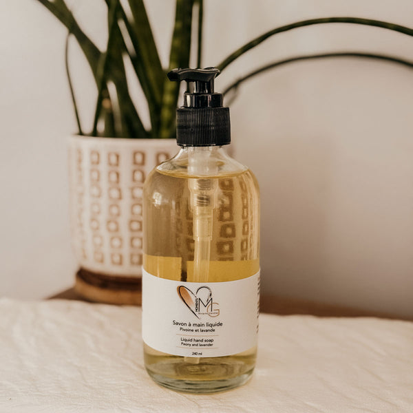 Savon à main liquide - Pivoine et lavande