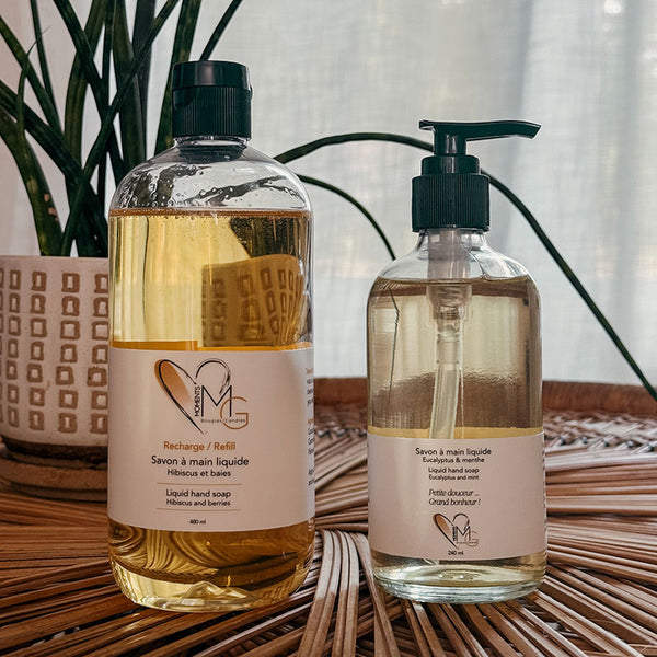 Savon à main liquide - Pivoine et lavande